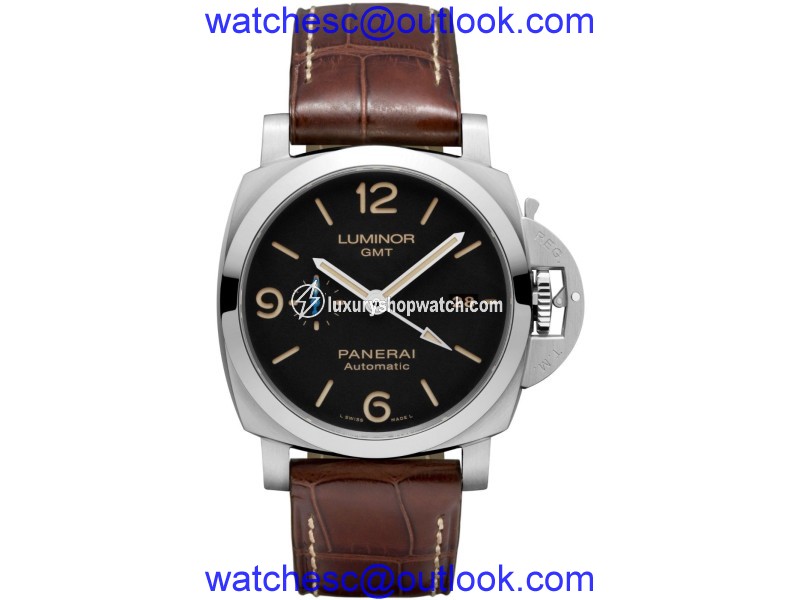 Panerai Luminor PAM01320 Stainless Steel & Leather Automatic 44mm Mens Watch Panerai