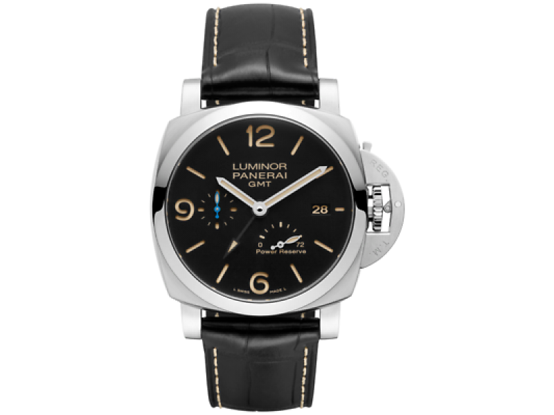 Panerai Luminor PAM01321 Stainless Steel & Crocodile Leather Automatic 44mm Mens Watch Panerai