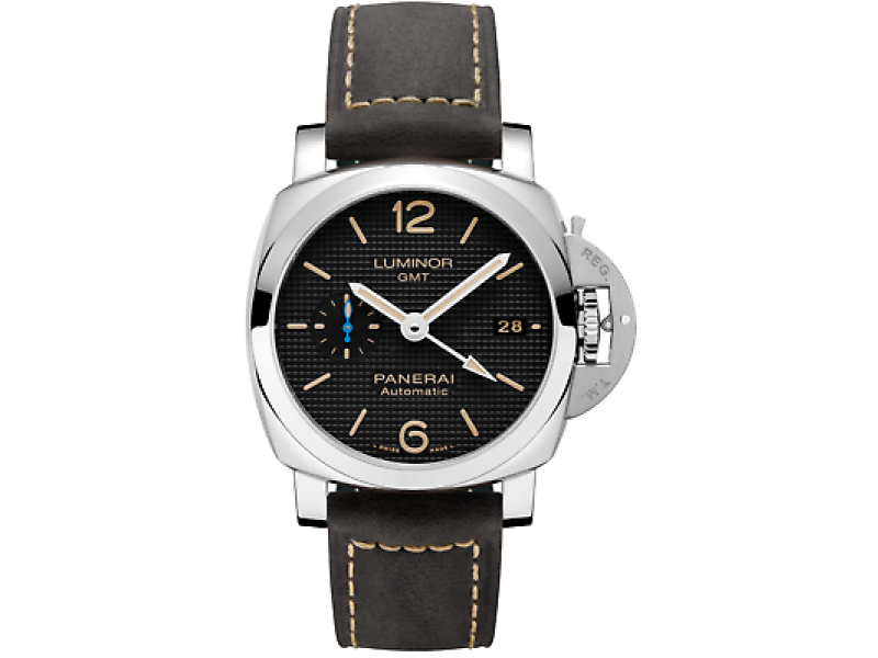 Panerai Luminor PAM01535 Stainless Steel & Crocodile Leather Automatic 42mm Mens Watch Panerai