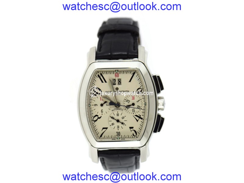 Vacheron Constantin Royal Eagle 49145 Stainless Steel & Leather Automatic 37mm Mens Watch Vacheron Constantin