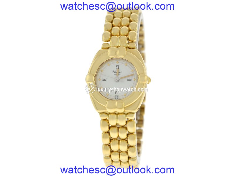 Chopard Gstaad 32/5120 18K Yellow Gold Quartz 23mm Womens Watch Chopard