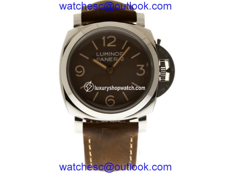 Panerai Luminor PAM00663 Stainless Steel & Leather 47mm Mens Watch Panerai