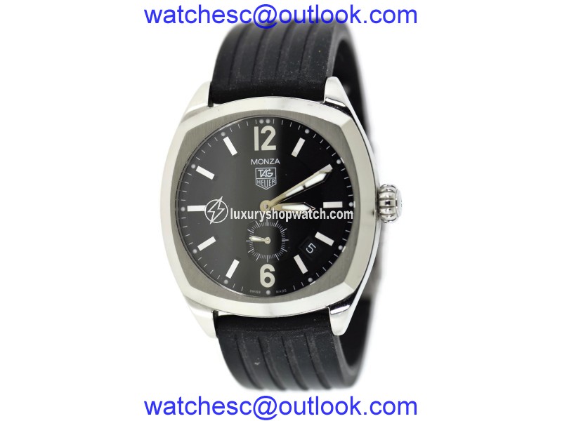 Tag Heuer Monza WR2110 Stainless Steel & Rubber Automatic 37mm Mens Watch Tag Heuer