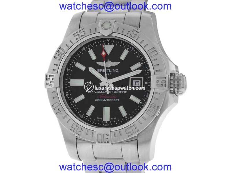 Breitling Avenger II Seawolf A17331 Stainless Steel Automatic 45mm Mens Watch Breitling