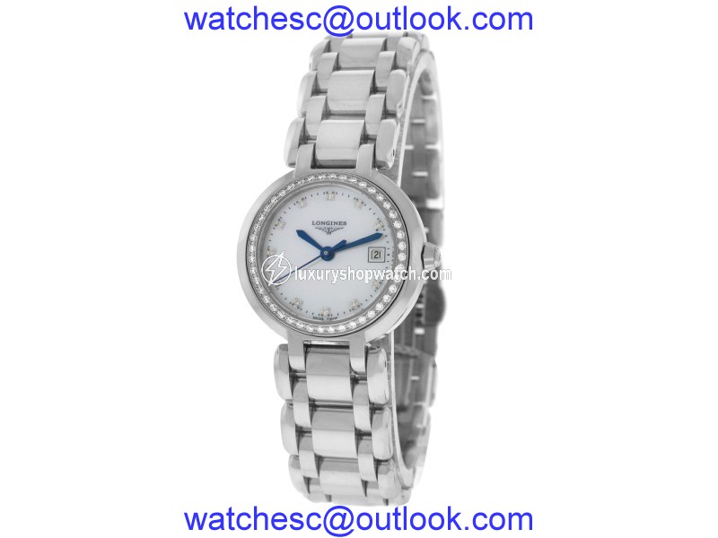 Longines Prima Luna L81100876 Stainless Steel with Mother Of Pearl Dial Quartz 26mm Womens Watch Longines