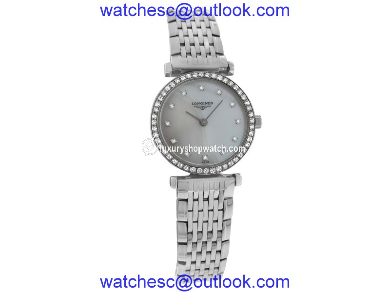 Longines La Grande Classique L42410806 Stainless Steel with Mother of Pearl Dial Quartz 24mm Womens Watch Longines