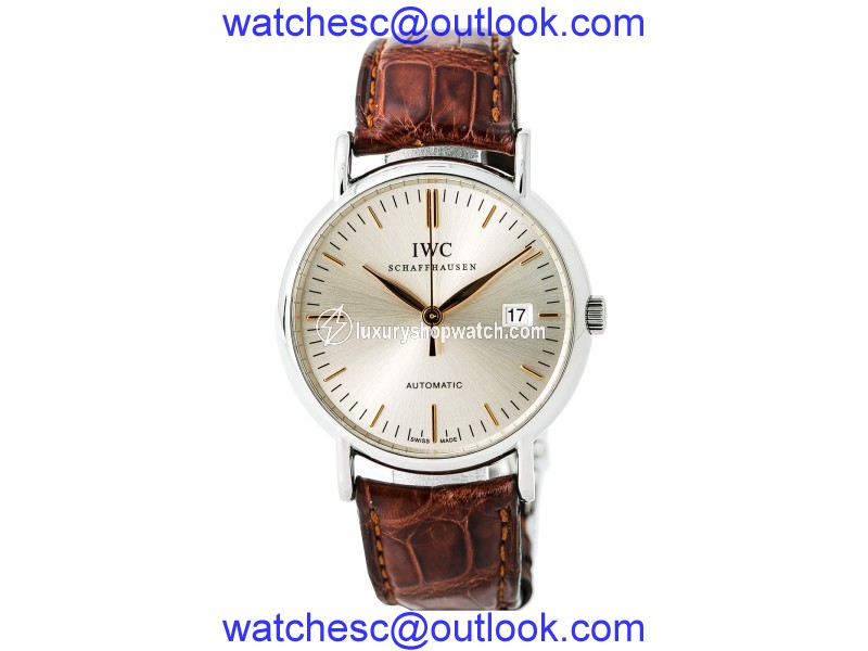 IWC Schaffhausen Portofino IW356307 Stainless Steel with Silver Dial Automatic 39mm Mens Watches IWC