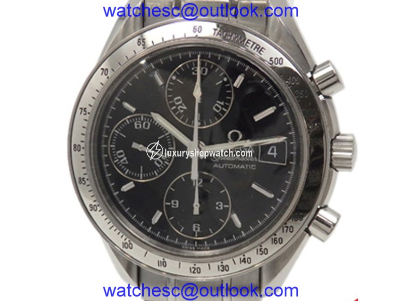 Omega Speedmaster Date Stainless Steel with Black Dial Automatic 40mm Mens Watch Omega