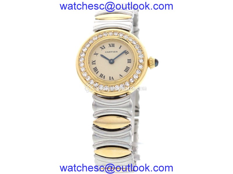 Cartier Baignoire 18K Yellow Gold & Stainless Steel Watch Cartier