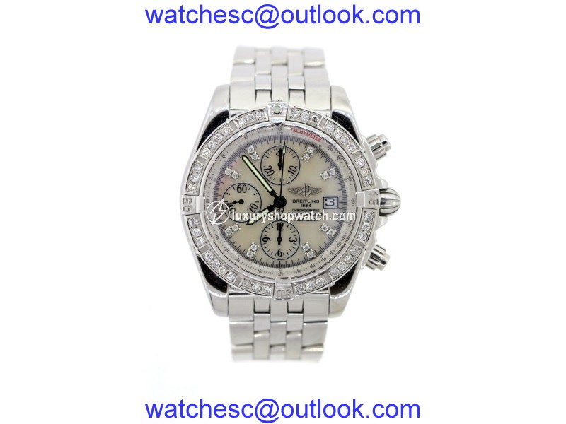Breitling A13356 Chronomat Evolution Diamonds Watch Breitling