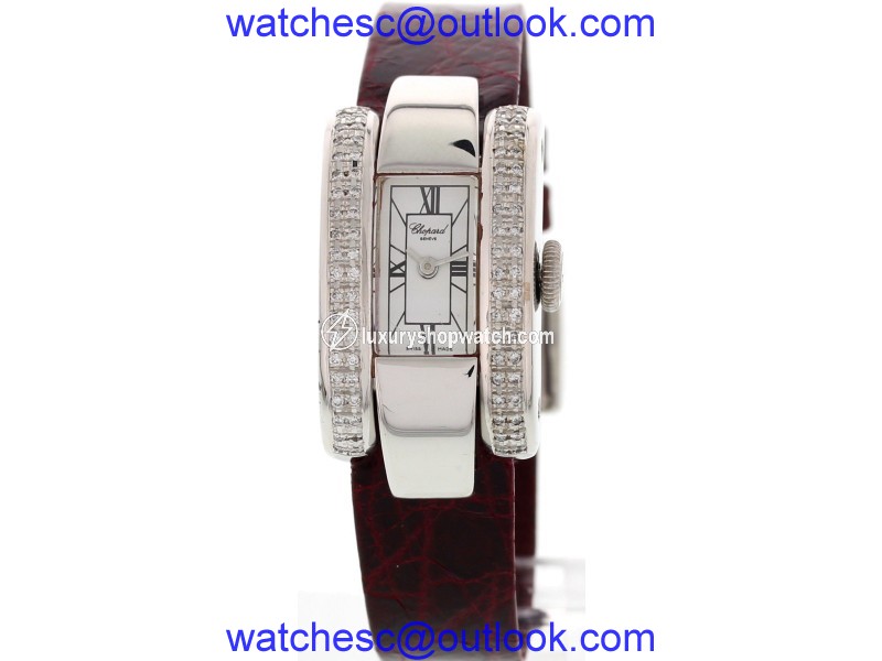 Chopard La Strada 4331 18K White Gold Diamond 18 mm Watch Chopard