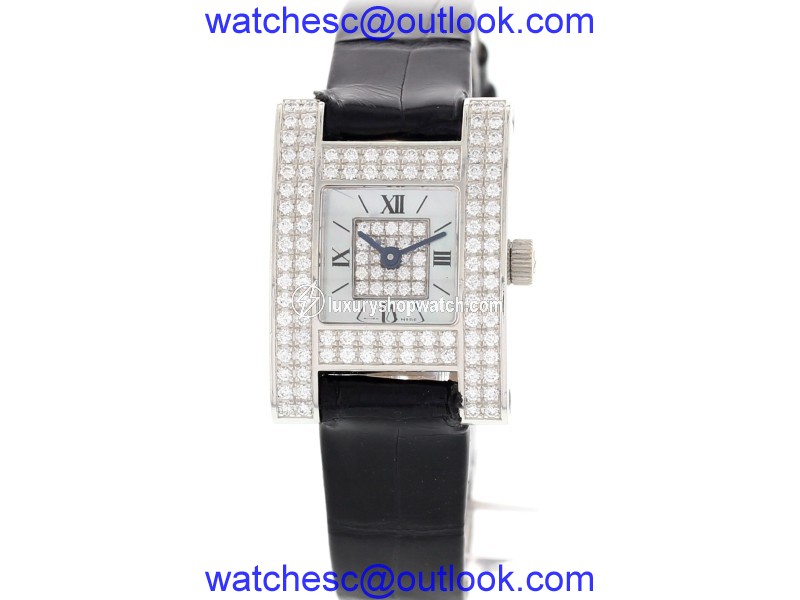 Chopard 493 1 A Ladys Fine 18K White Gold Diamond Womens Watch Chopard