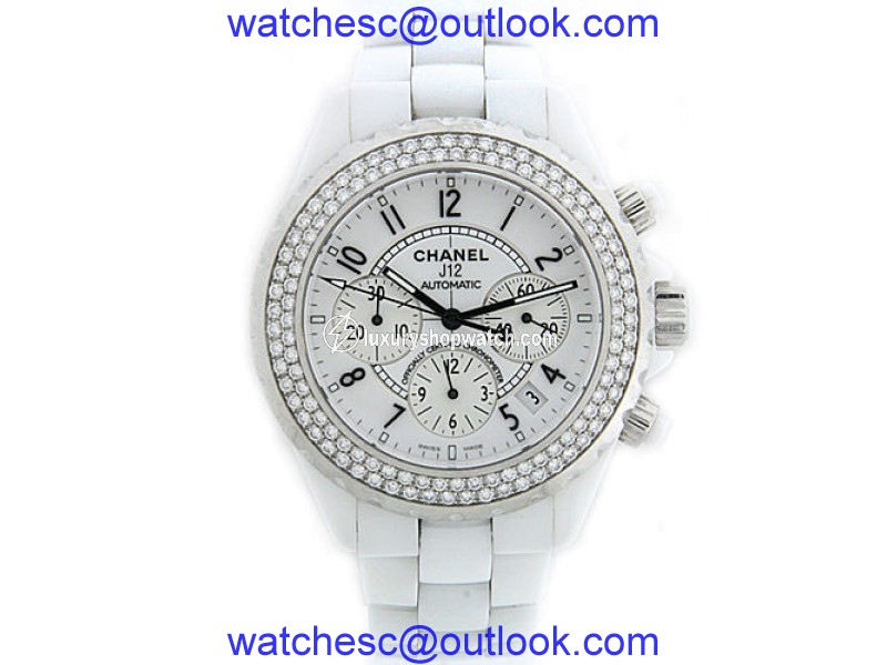 Chanel J12 L.K.91739 White Ceramic Automatic 41mm Unisex Watch Chanel