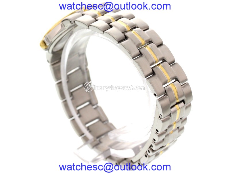 Movado Museum Bubble 18K Yellow Gold Plated & Stainless Steel & Diamond Womens Watch Movado