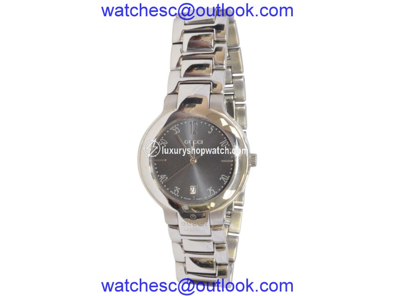 Gucci 8900M Stainless Steel Silver Gray Date Dial 35mm Mens Watch Gucci