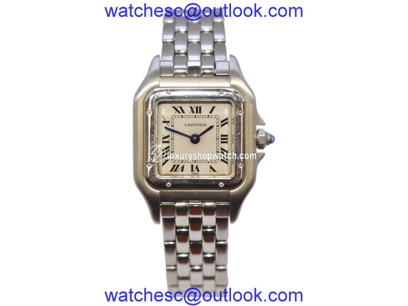 Cartier Panthere W25033P5 Stainless Steel 22mm Womens Watch Cartier