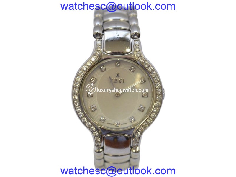 Ebel Beluga E9157428-30 Stainless Steel & Mother Of Pearl Dial 27mm Womens Watch Ebel