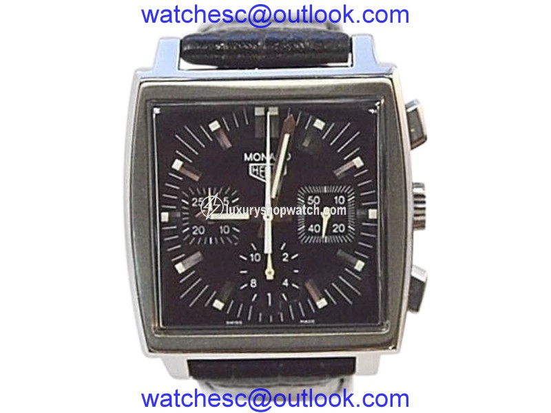 Tag Heuer Monaco CS2111 Stainless Steel Automatic 38mm Mens Watch Heuer(TAG Heuer)
