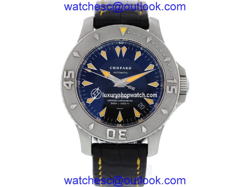 Chopard Pro One 8912 L.U.C Stainless Steel & Leather Date Automatic 43 mm Men's Watch Chopard
