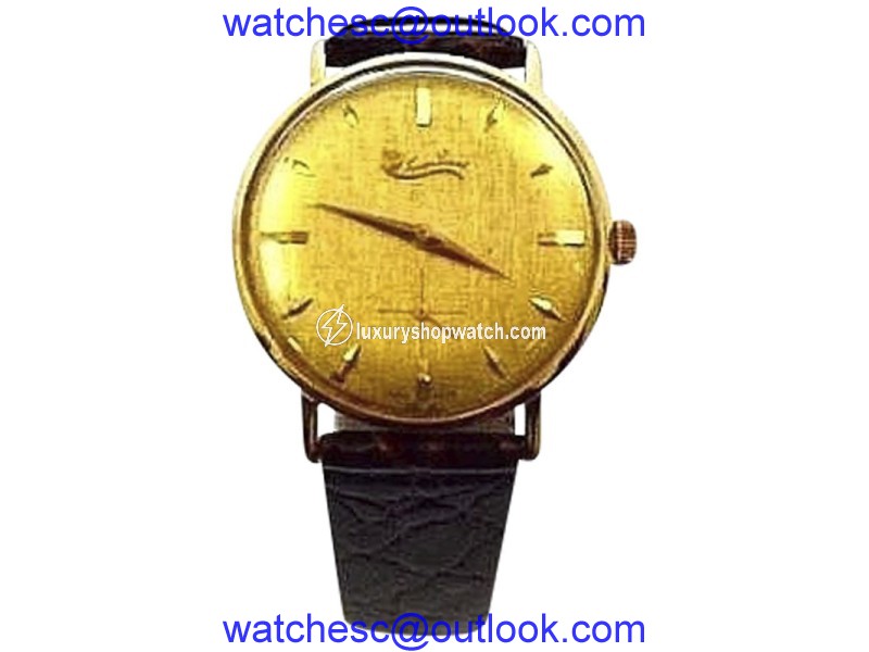Lucien Piccard 18K Solid Gold Manual 32mm Mens Vintage Dress Watch Lucien Piccard