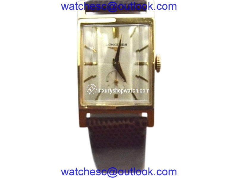 Longines 14K Yellow Gold Dress 22mm Mens Vintage Watch Longines