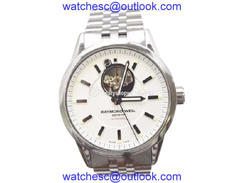 Raymond Weil 2710 Stainless Steel with White Dial 42mm Mens Watch Raymond Weil
