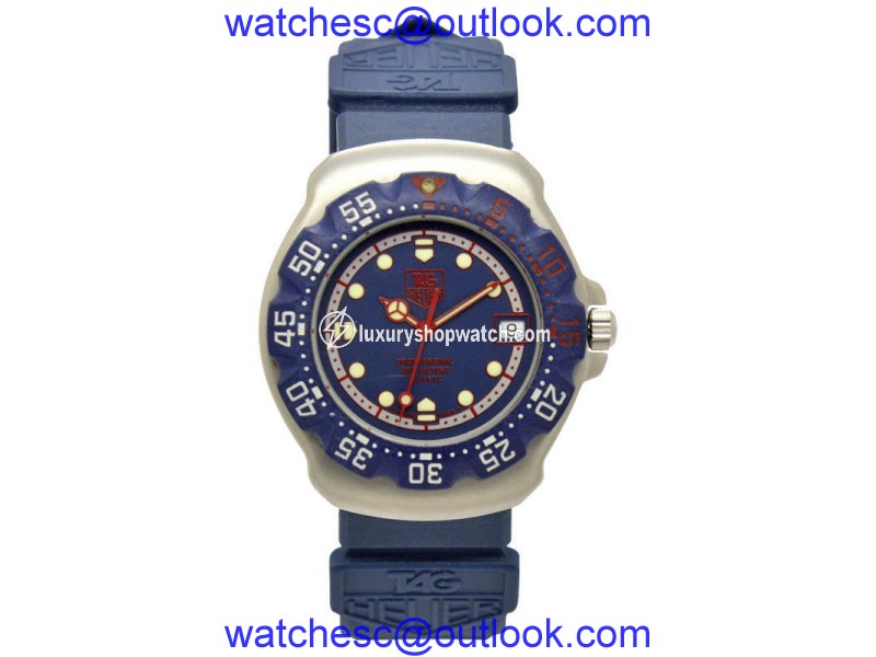 Tag Heuer Formula1 370.513 Stainless Steel / Rubber Vintage 35mm Mens Watch Tag Heuer