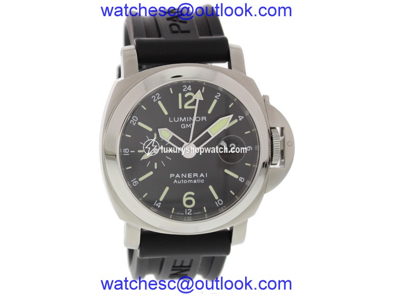 Panerai Luminor GMT PAM297 Stainless Steel 44mm Mens Watch Panerai