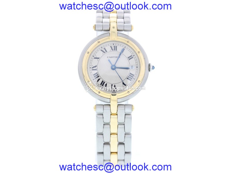 Cartier Panthere Vendome 183964 18K Yellow Gold & Stainless Steel Quartz 30mm Womens Watch Cartier