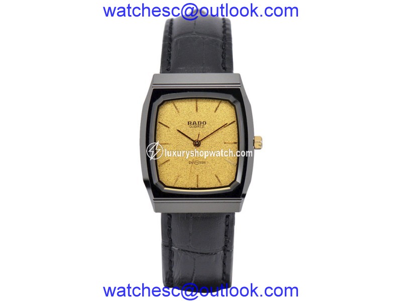 Rado Dia Star 132.9504.3 Stainless Steel and Ceramic Quartz 28mm Mens Watch Rado