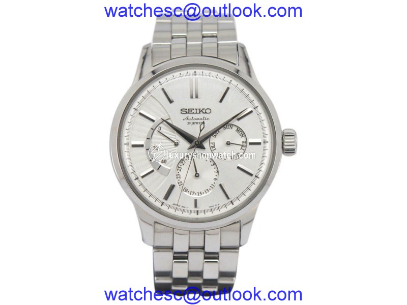 Seiko 6R21-00A0 Stainless Steel Automatic 40mm Mens Watch Seiko