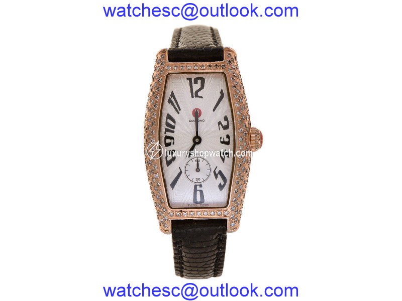 Michele Coquette 71-8001 Rose Gold Tone Stainless Steel 23mm Womens Watch Michele