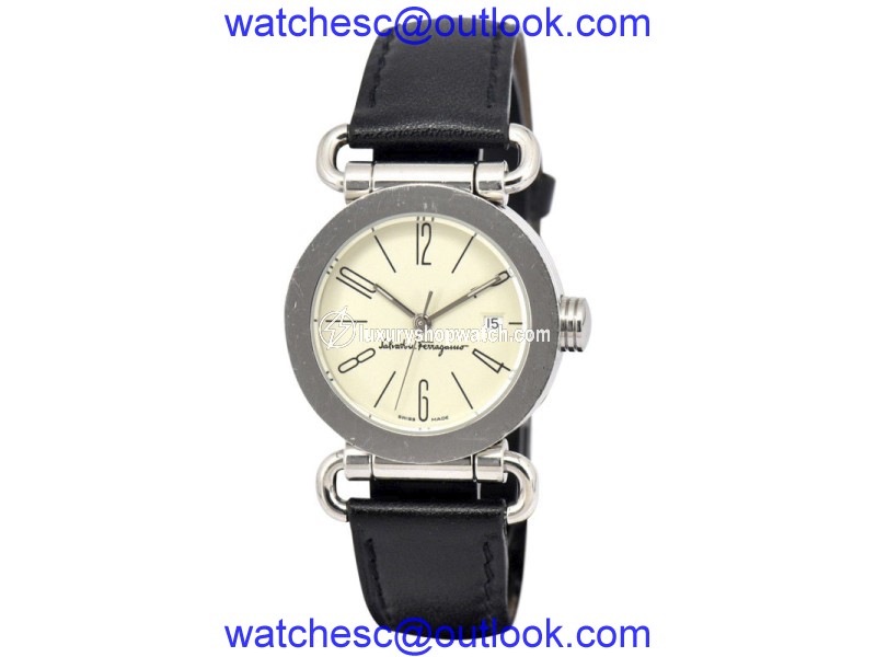Salvatore Ferragamo 0130 Stainless Steel Quartz 30mm Womens Watch Salvatore Ferragamo