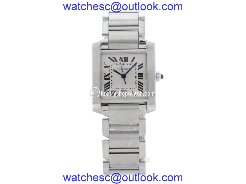 Cartier Tank Francaise 2302 Stainless Steel Automatic 28mm Unisex Watch Cartier