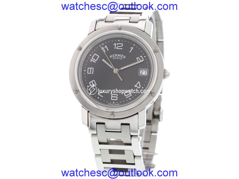 Hermes Clipper CL6.710 Stainless Steel Quartz 36mm Mens Watch Hermes