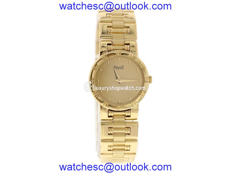 Piaget Dancer 80563 K 81 18K Yellow Gold Quartz 23mm Womens Watch Piaget