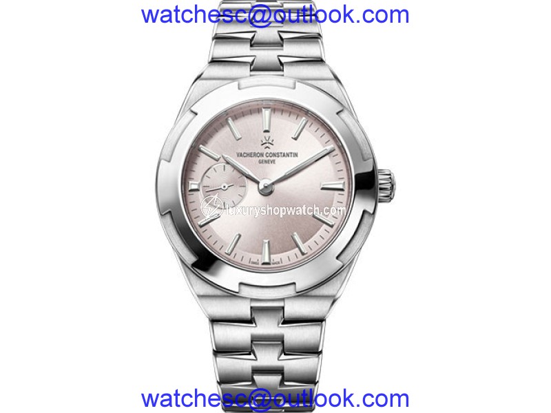 Vacheron Constantin Overseas 2300V/100A-B078 Stainless Steel with Light Pink Dial Automatic 37mm Womens Watch Vacheron Constantin