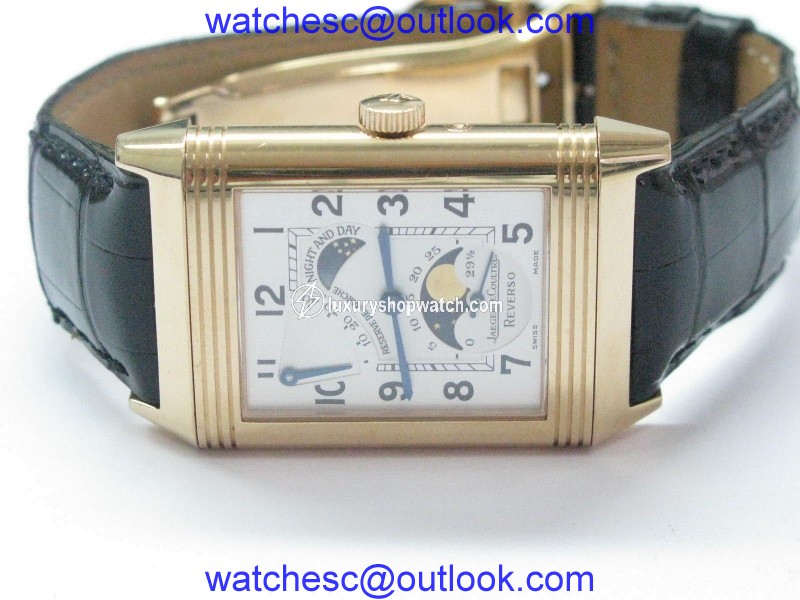 Jaeger LeCoultre 18Kt Reverso Sun-Moon Rose Gold Watch Jaeger LeCoultre
