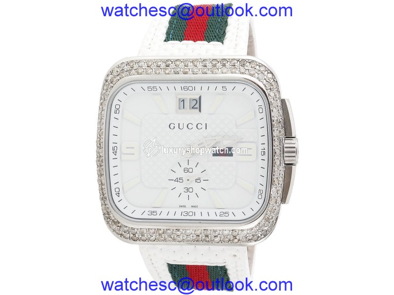 Gucci YA131303 Stainless Steel Quartz 40mm Mens Watch Gucci