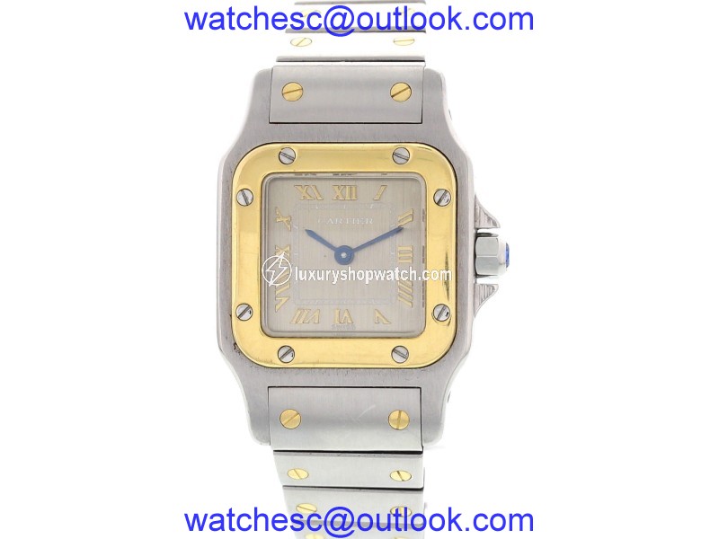 Cartier Santos 13347 Stainless Steel Womens Watch Cartier