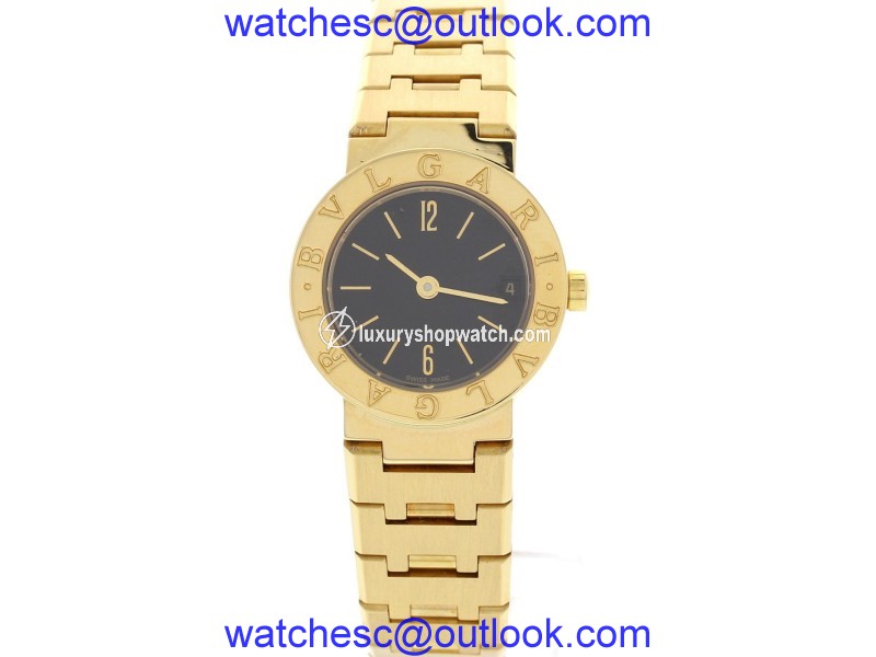 Bulgari BB 23 GGD 18K Yellow Gold Date Womens Watch Bulgari