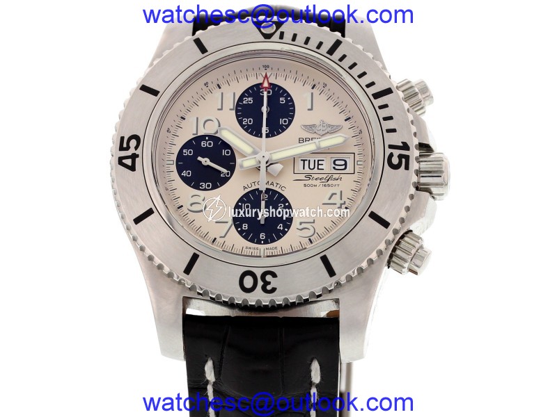 Breitling A13341 Superocean Steelfish Stainless Steel Mens Watch Breitling