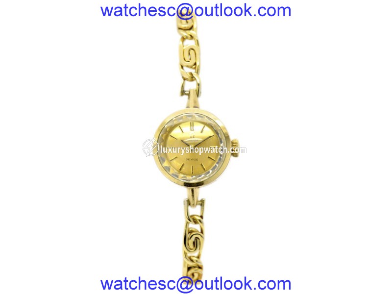 Omega Gold Plated 17.5mm Womens Watch Omega
