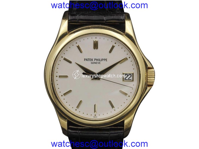 Patek Philippe Calatrava 5127J 18K Yellow Gold Silver Dial 37mm Unisex Watch Patek Philippe