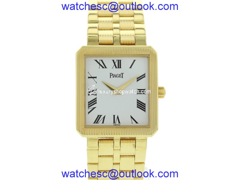 Piaget Protocole 50154 M601D 18K Yellow Gold Quartz 25mm Watch Piaget