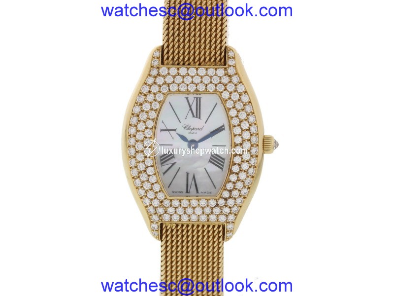 Chopard 10/7023/8-20 18K Yellow Gold with Diamonds Quartz 25mm Womens Watch Chopard
