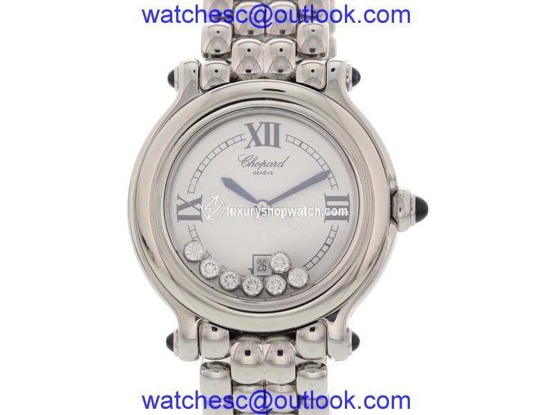 Chopard Happy Sport 27/8236-23 Stainless Steel White Dial Quartz 32mm Womens Watch Chopard