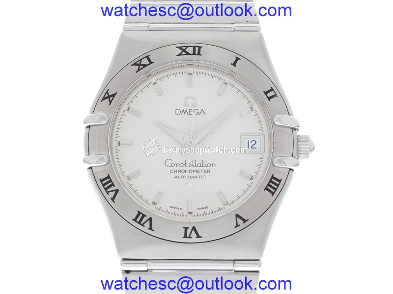 Omega Constellation 368.1201 Stainless Steel White Dial Automatic 36mm Mens Watch Omega