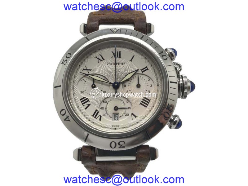 Cartier Pasha Stainless Steel 38mm Mens Watch Cartier