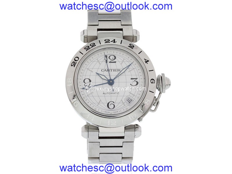 Cartier Pasha 2377 Stainless Steel Automatic 35mm Mens Watch Cartier